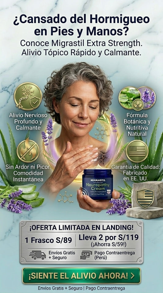 Crema para la Neuropatía Nerviosa - Migrastil